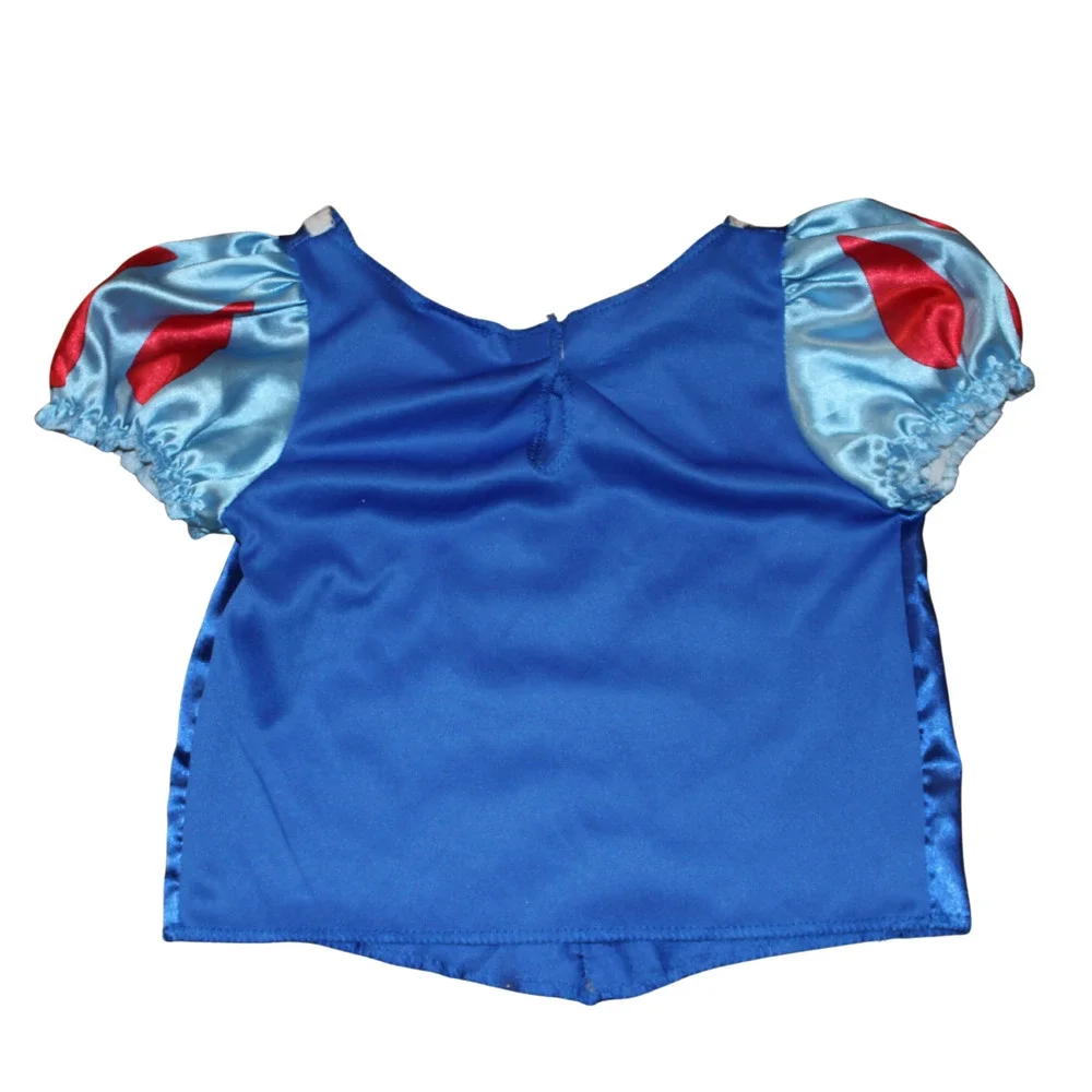 Disney Jakks Pacific Girls Fantasy Play Costume Blue Snow White Top Size 4-6X